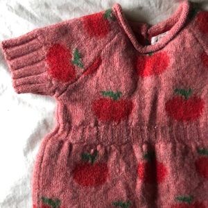 Oeuf apple wool dress 2t